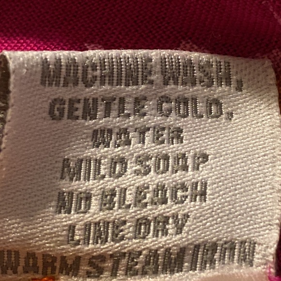 Larsen Gray BOHO MEDALLION PRINT TUNIC TOP Mandala ORANGE PINK YELLOW Medium EUC - Picture 9 of 9